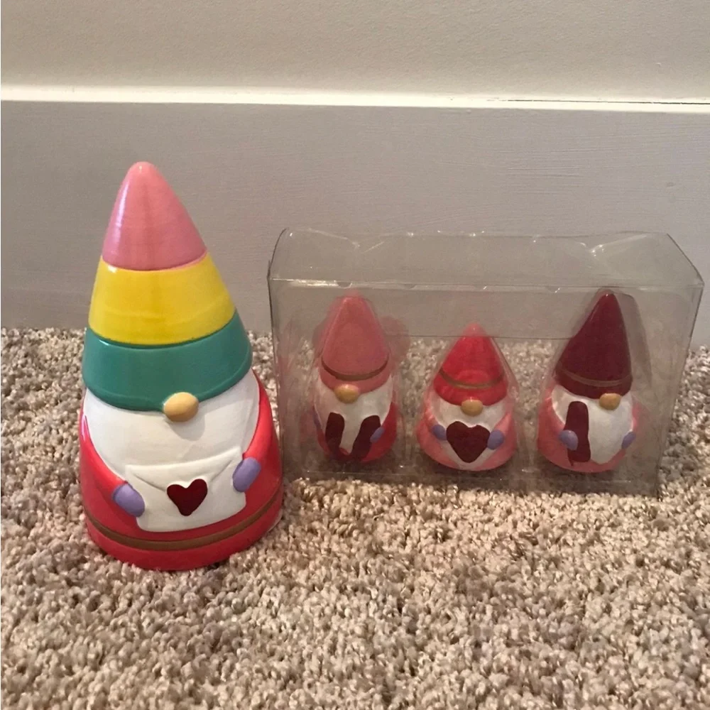 Target Valentine's Day Ceramic Gnome Set